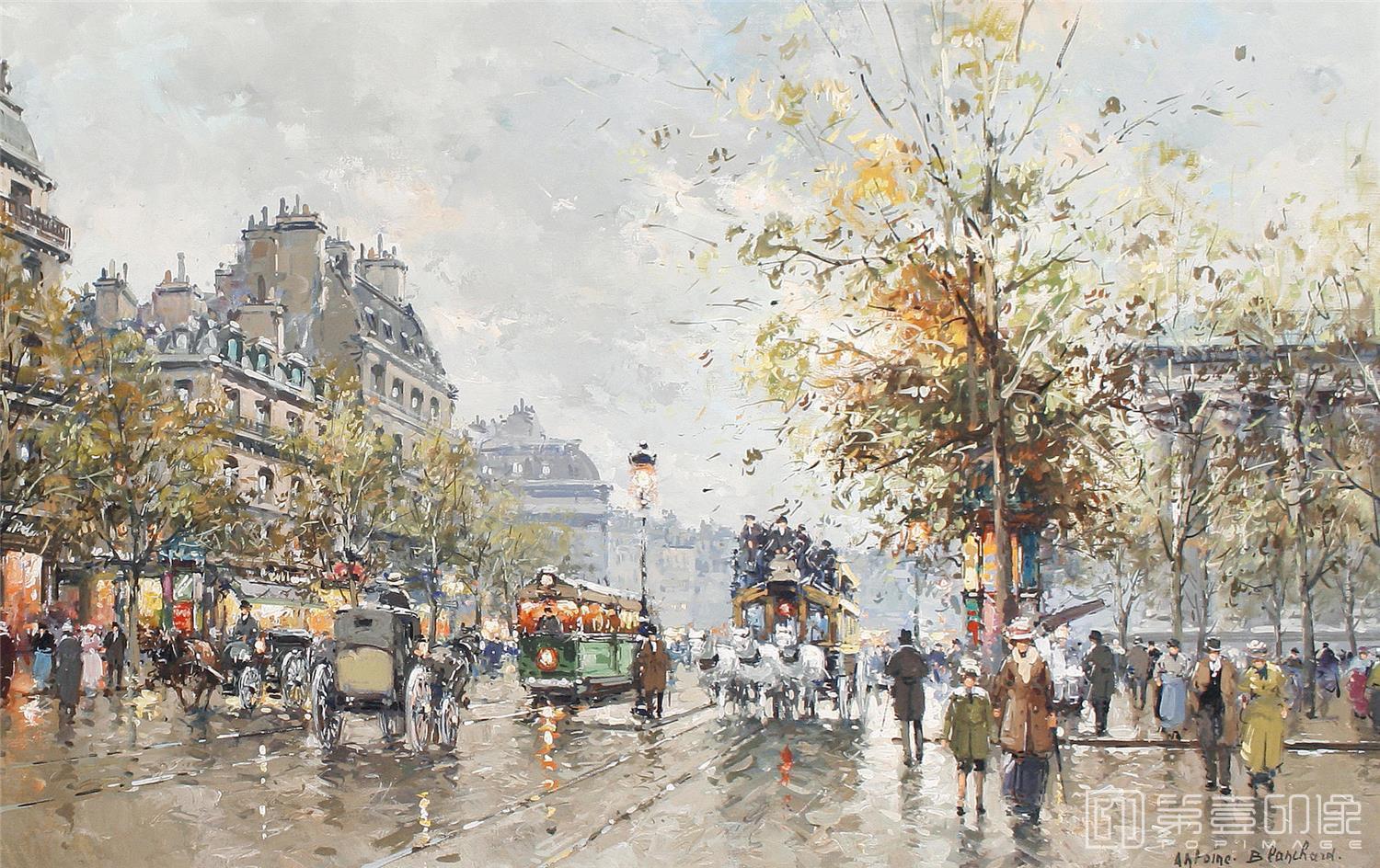 油画-安托万·布兰乍得 Antoine Blanchard作品-110